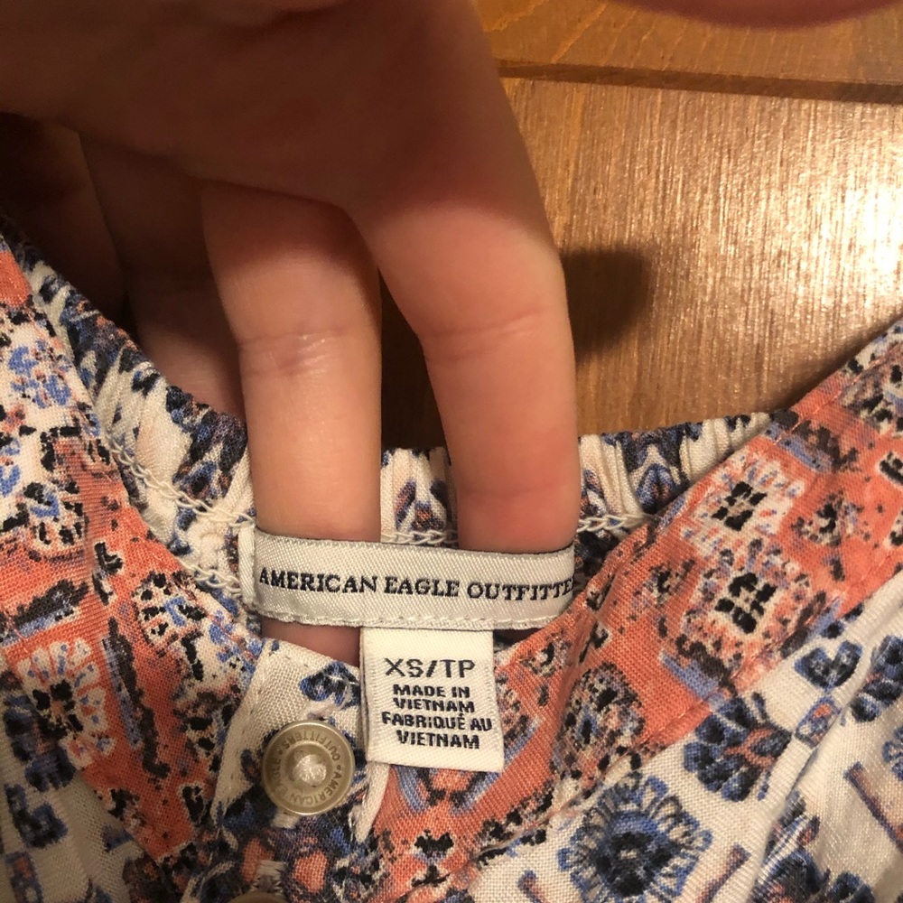 American Eagle Pattern Romper Size XS - Picture 7 of 7